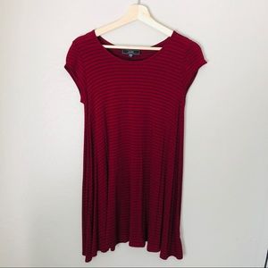 Maroon T-Shirt Dress